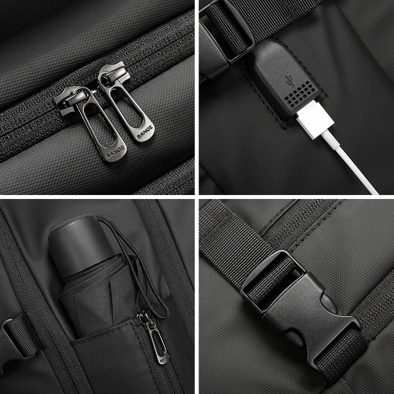 Ruime USB Oplaadbare Waterdichte Rugzak – Reistas Backpack 15,6″ Laptop Voor Unisex & Outdoor
