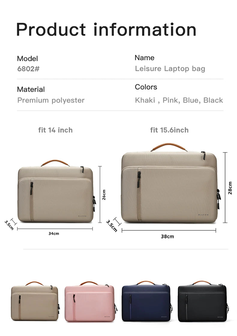 Waterdichte Laptop Sleeve 14–15.6″ – Beschermhoes Notebook Tas Voor Laptop & Ultrabook