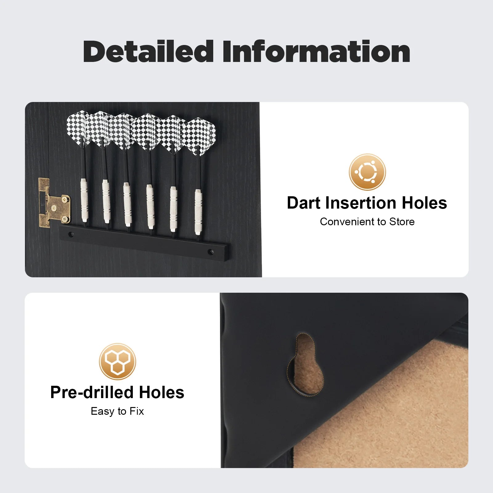 Elektronisch Dartbord met Cabinet – Automatische Score LED Darts Bord Set voor Thuis en Indoor Spellen