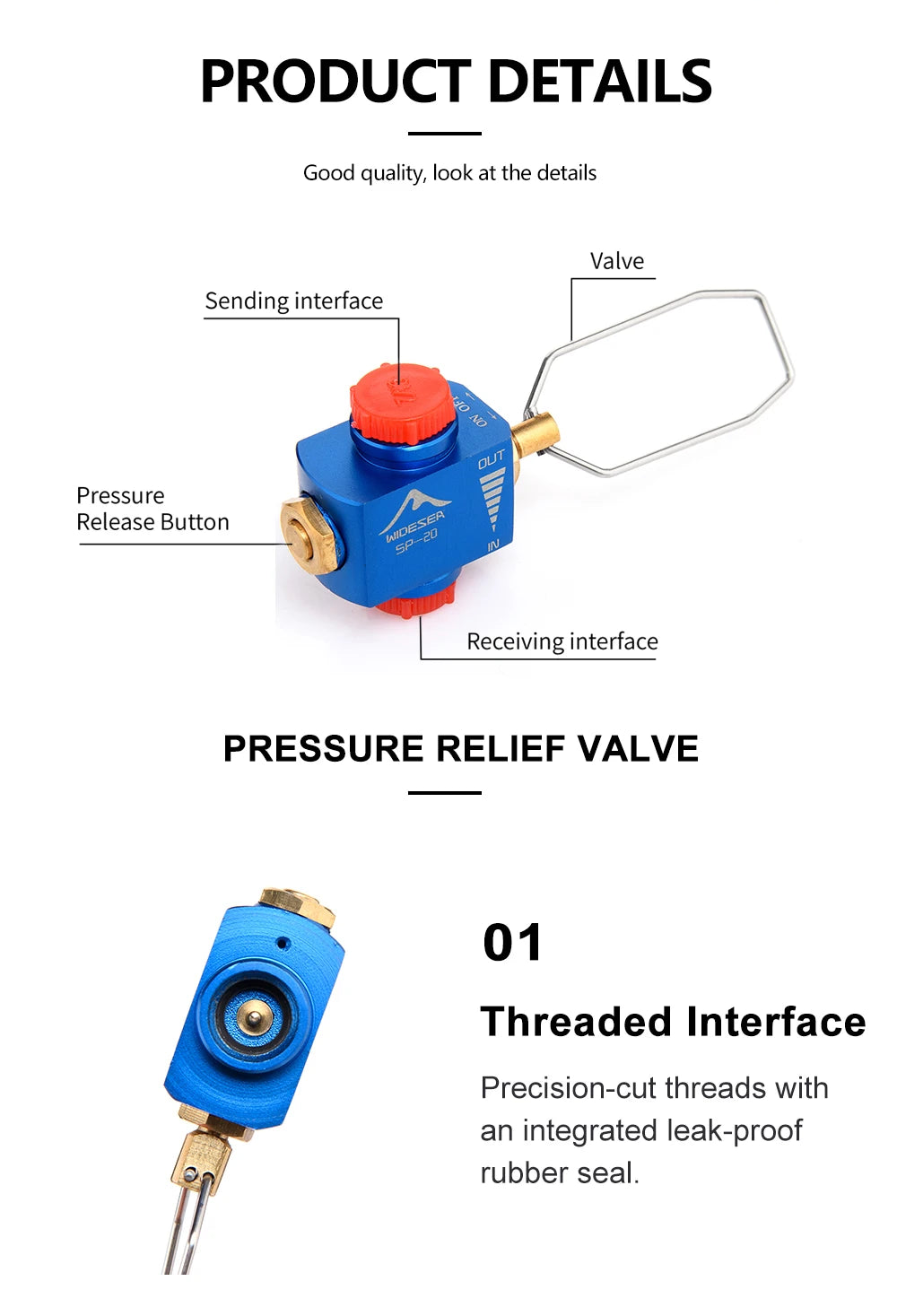 Camping propaan navuladapter – efficiënte gasfles refill tool voor kampeerkooktoestel