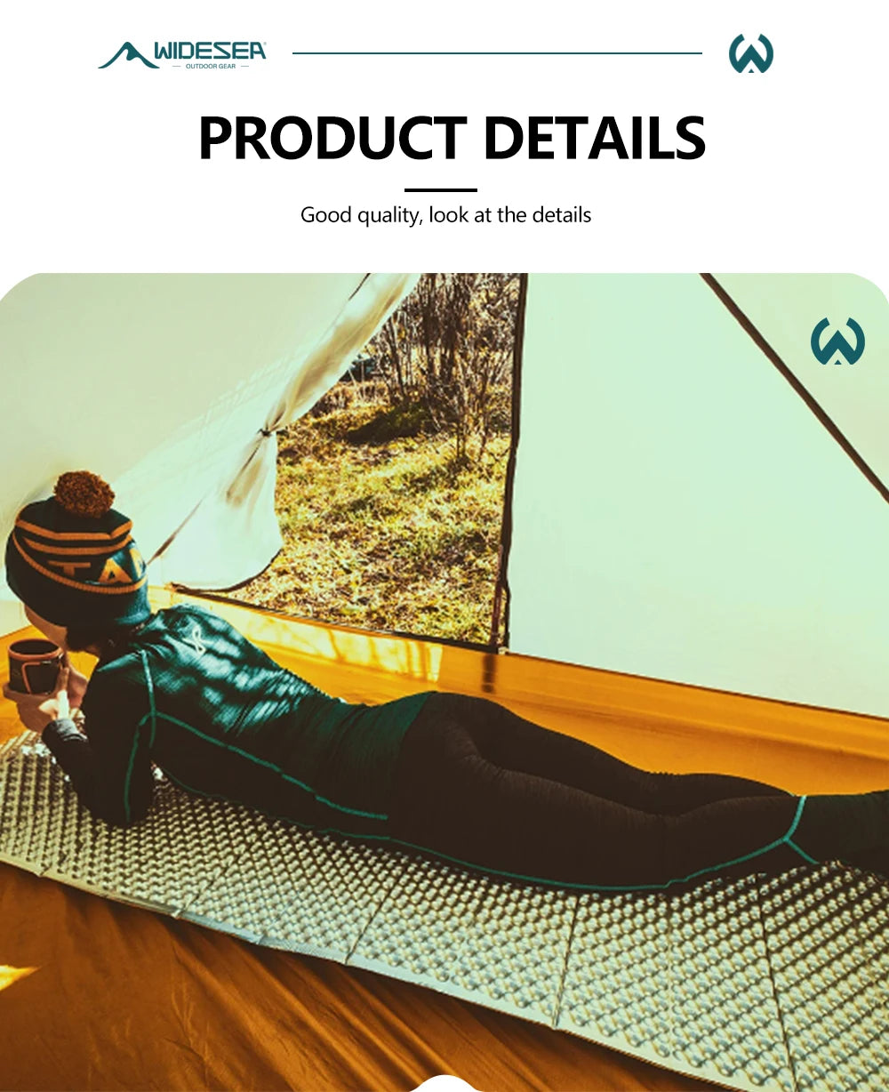 Ultralichte Opvouwbare Eiernest Slaapmat – Lichtgewicht Campingmat voor Outdoor