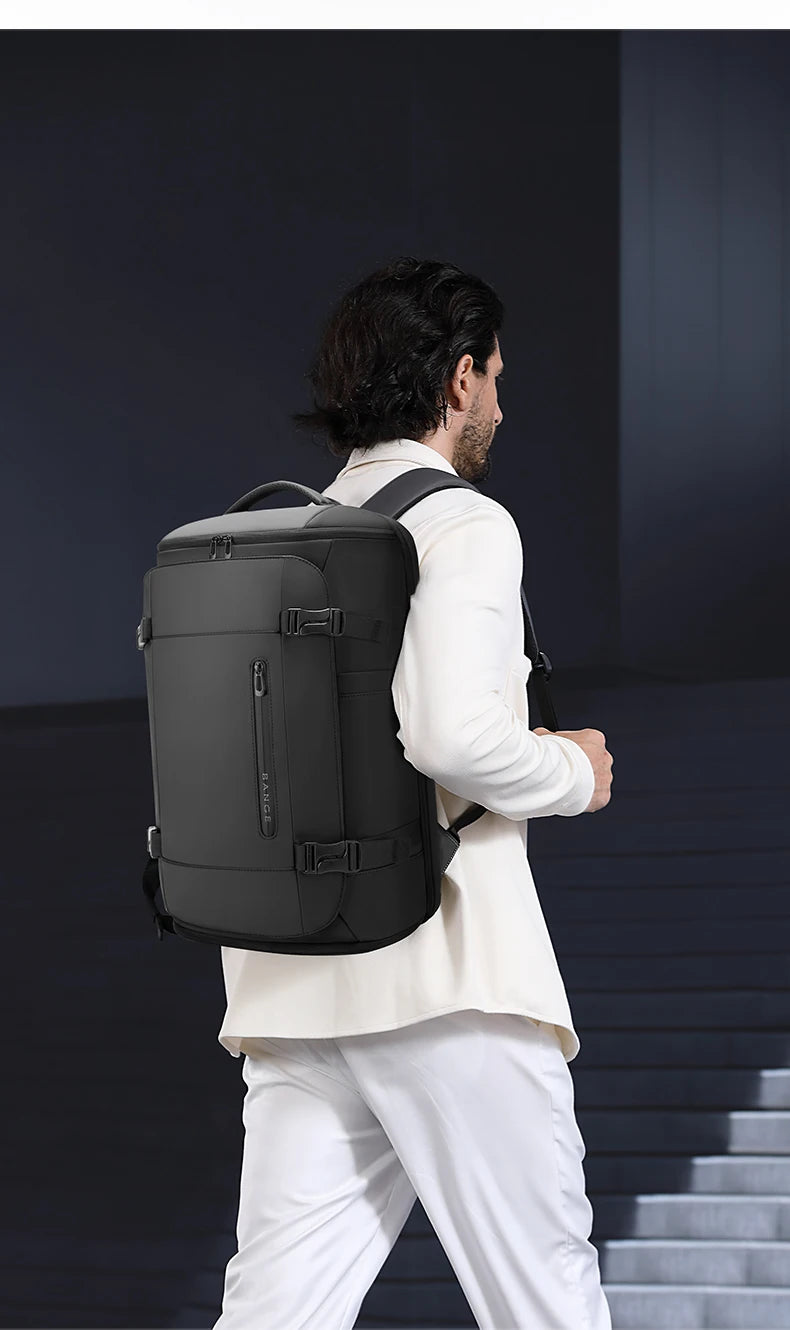 Grote Waterbestendige Rugzak – 36‑55L Voor Sport, Reis, Work & Outdoor Met Schoenvak & Laptopvak