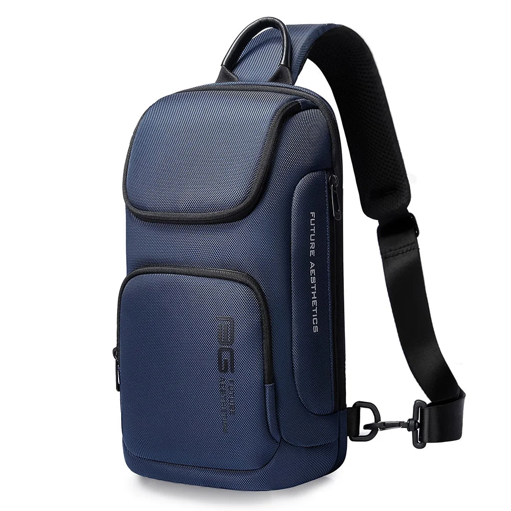 Draagbare Lichtgewicht Oxford Heren Crossbody Schoudertas / Sling Bag – Multifunctionele Casual Tas Voor Dagelijks Gebruik