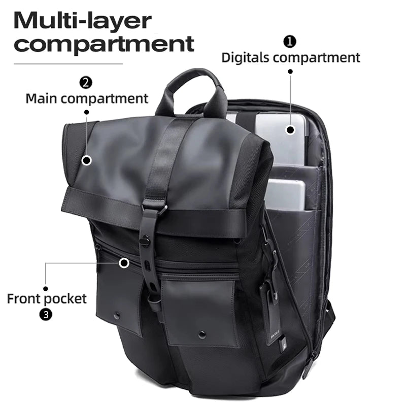 Waterdichte Anti‑Diefstal Rugzak 15,6″ | Comfortabele Casual Laptop Rugzak voor School, Werk & Reizen