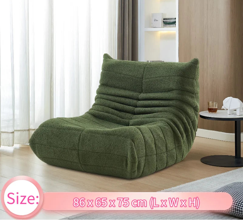 Lazy Boy Fauteuil | Comfortabele Lounge Stoel | Verstelbare Stoel voor Woonkamer & Slaapkamer | Meditatie & Relax Stoel