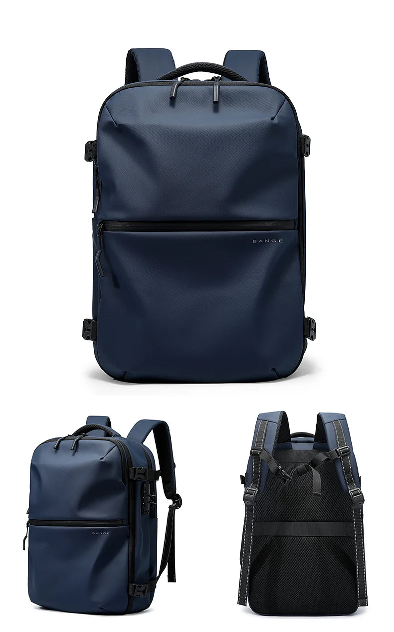 Anti‑diefstal Waterdichte Laptop Rugzak 15.6 Inch – Handbagage Reistas met Wet & Dry Scheiding