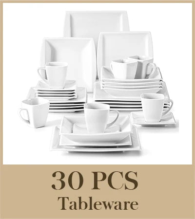 Marmergrijze porseleinen serviesset – servies voor 12 personen met kopjes, schoteltjes, dessertborden, soepborden en dinerborden.