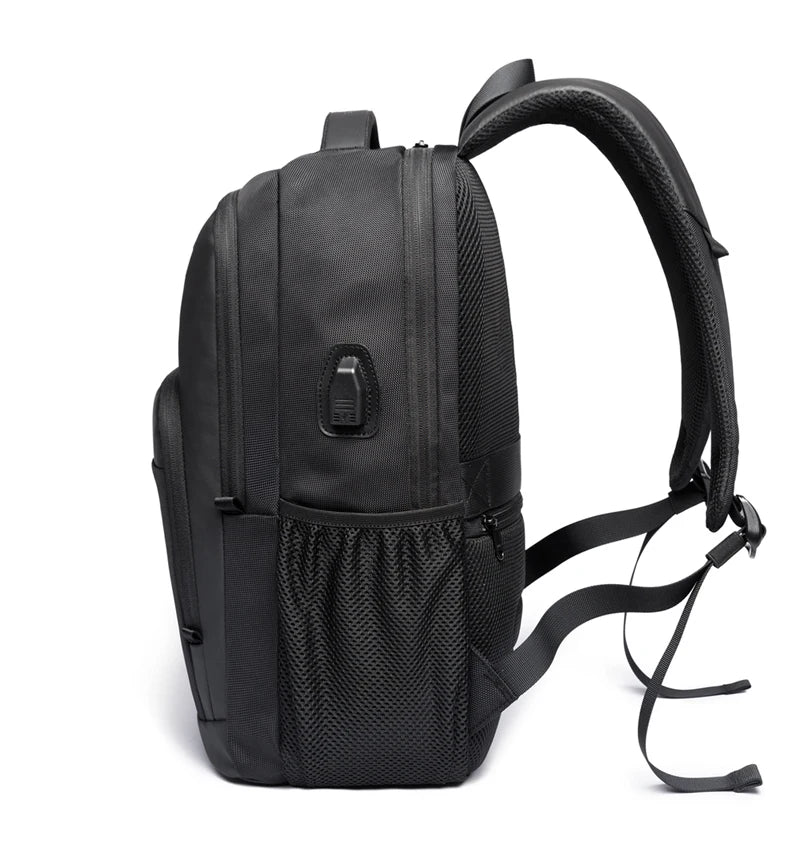 Waterdichte Rugzak met USB‑Oplaadpoort – Laptoprugzak 15,6″ Unisex School & Reis