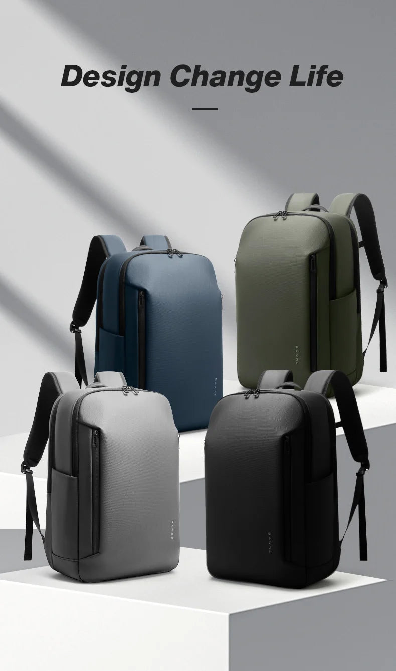 Casual Waterdichte Rugzak 15.6″ Laptop – Grote Capaciteit, Multi‑Pockets, Lichtgewicht – Perfect Voor Zaken, Reizen & Dagelijks Gebruik