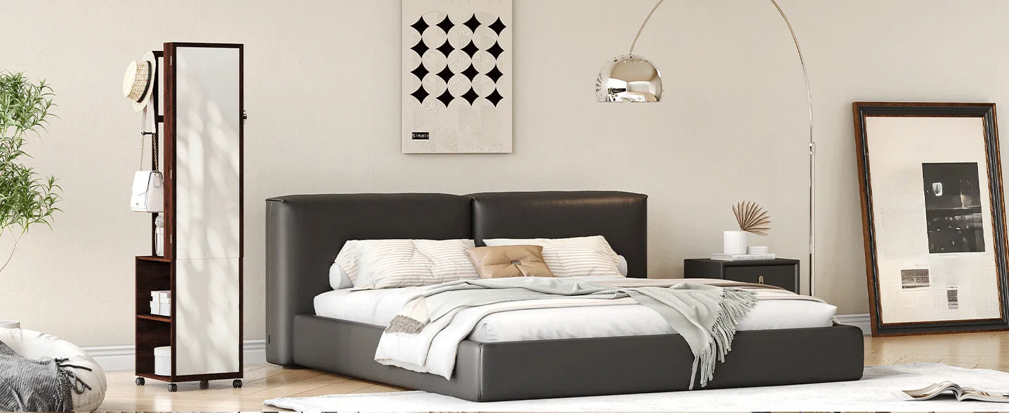 Sieradenkast met Spiegel en LED Verlichting – Staande Sieraden Organizer met Kledingrek, Opbergrek en Wielen
