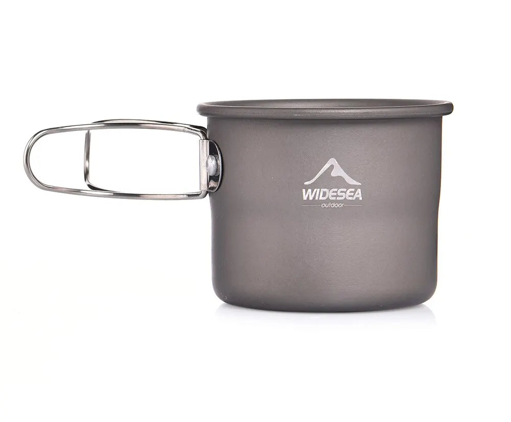 Aluminium Campingmok Outdoor Beker – Lichtgewicht Outdoor Beker Voor Wandelen & Kamperen