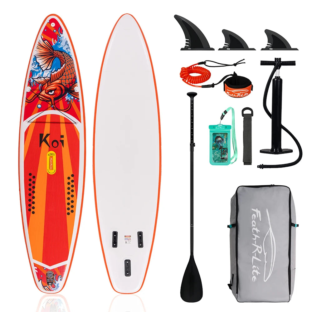 Opblaasbaar SUP Board - Paddle Board 320-385CM – Complete Stand Up Paddle Set met Antislip Deck