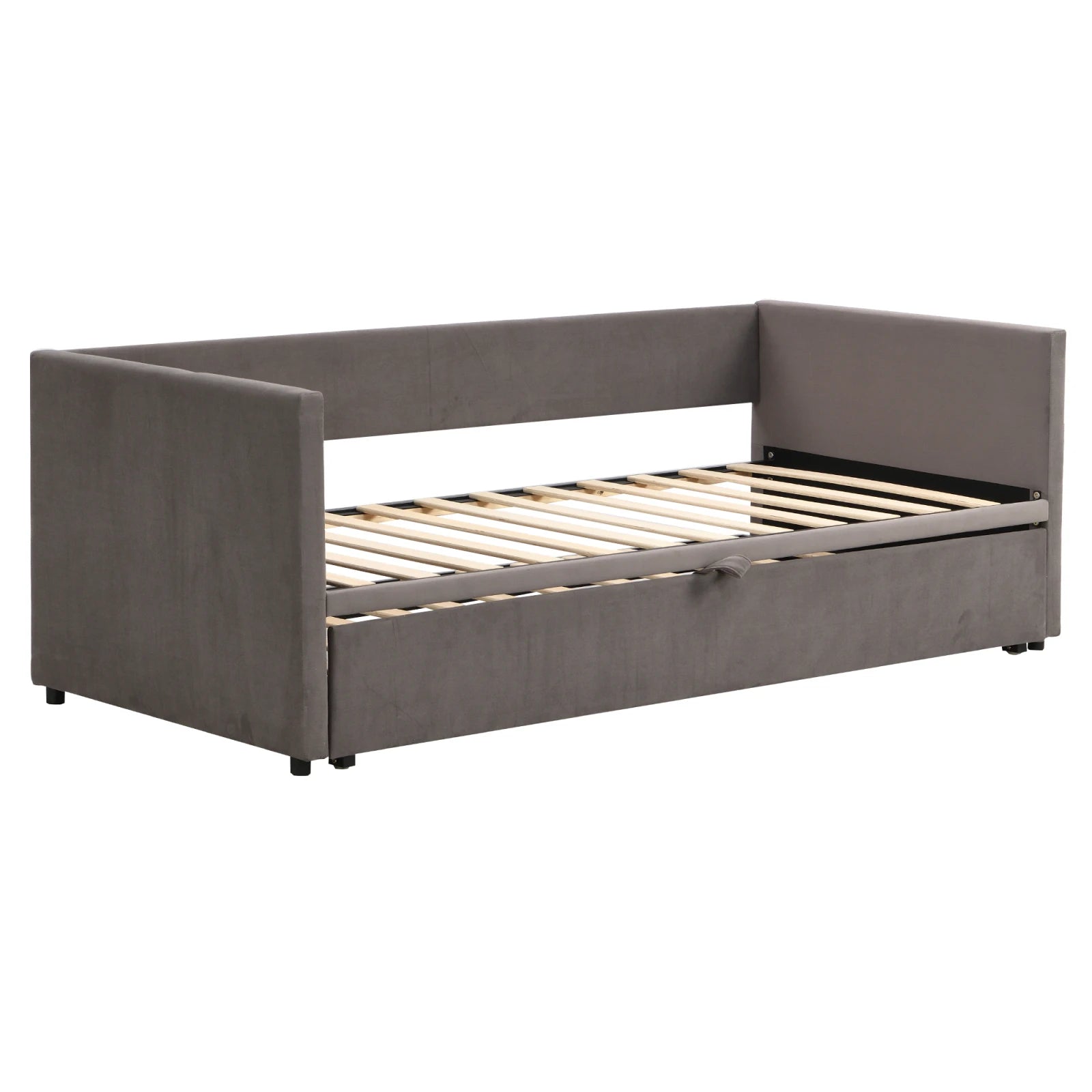 Fluwelen 2‑in‑1 Slaapbank 90×200 cm – Multifunctionele Bank & Bed