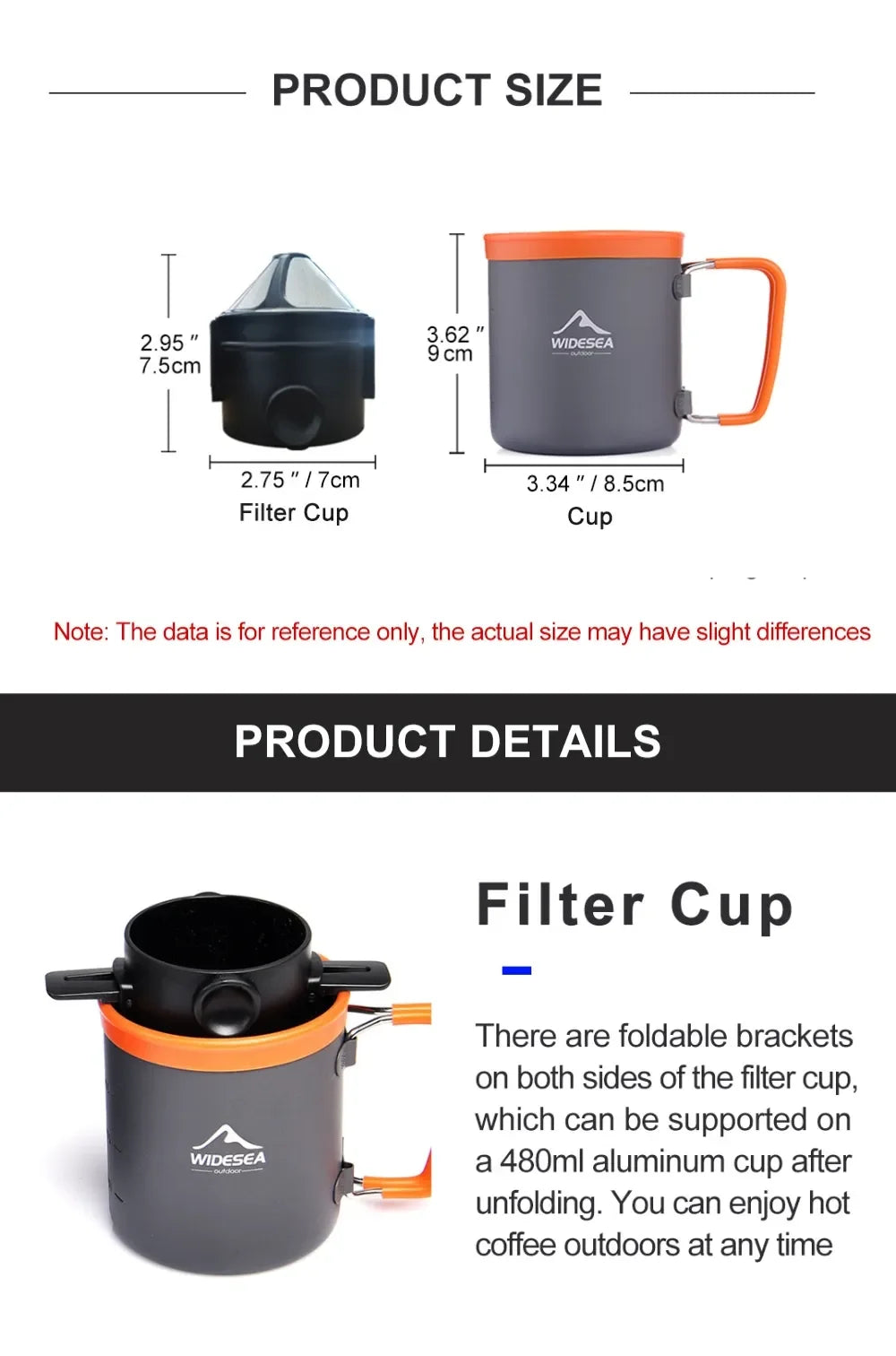 Draagbare Outdoor Camping Kookset Met Koffiefilter – RVS Picknick & Kampeer Servies