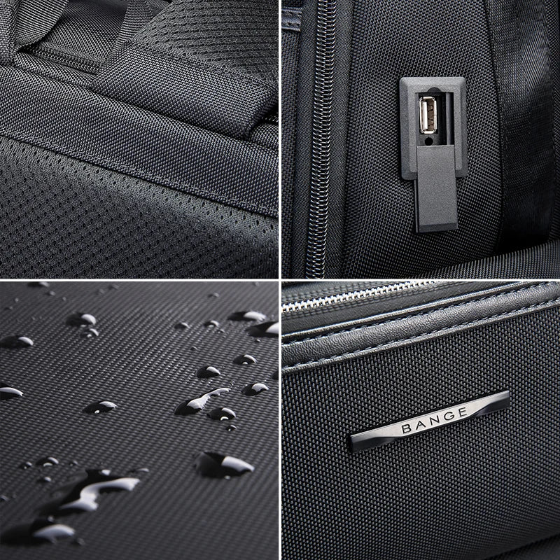 Anti‑Diefstal Laptop Rugzak 15.6 Inch – Waterdichte Business & Reis Rugtas met USB Oplaadpoort