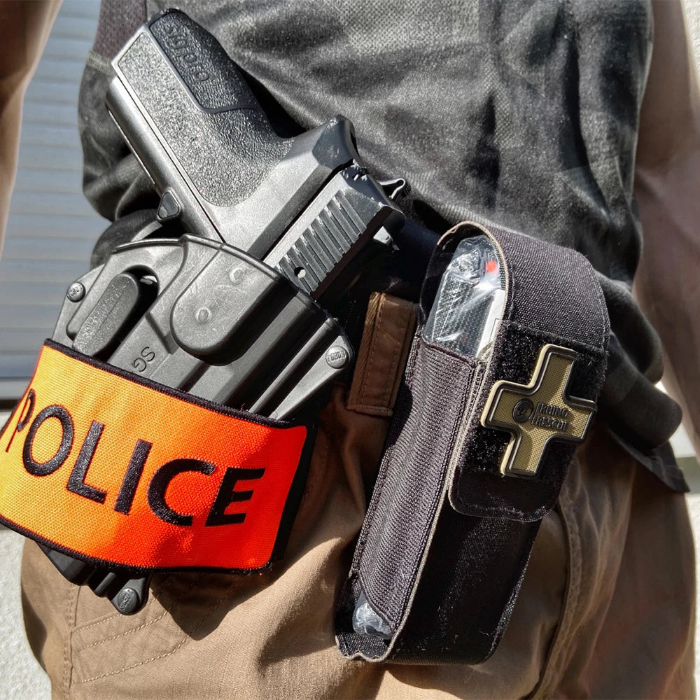 Tactische Molle Tourniquet Pouch met Traumaschaar & Marker – Eerste Hulp Outdoor & Militair