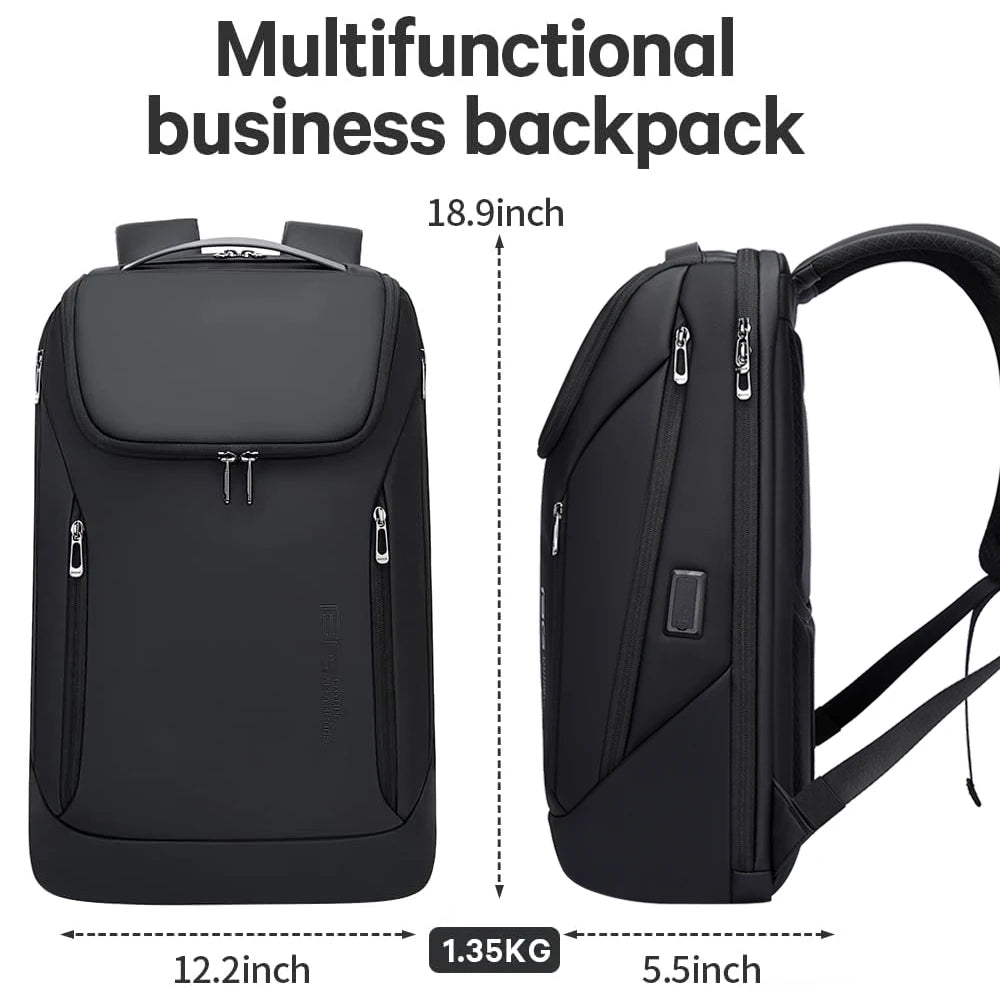 Waterdichte Business Rugzak 15.6 inch – Grote Capaciteit Laptop Rugzak voor Werk, School & Dagelijks Gebruik