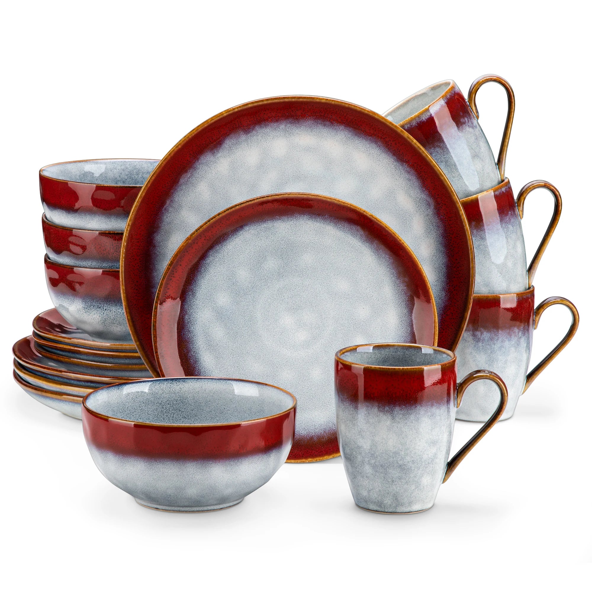 Serviesset 16/32/48-delig – Keramiek Servies voor 4, 8 of 12 Personen – Modern Design