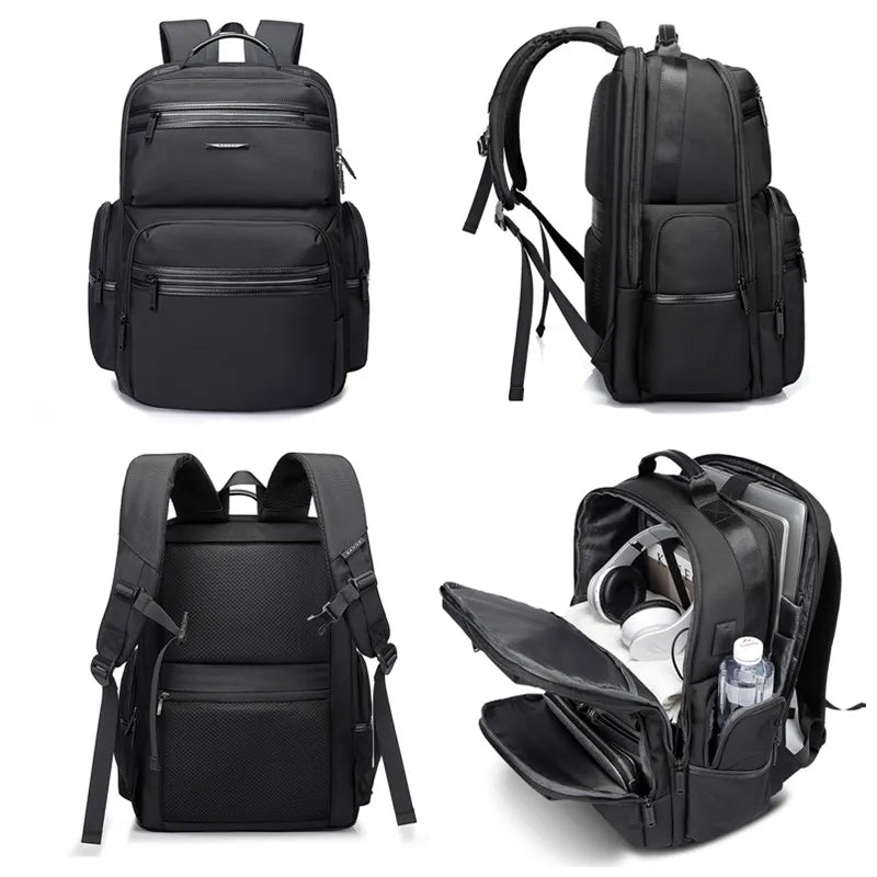 Draagbare Anti‑Diefstal Laptop Rugzak 15.6 Inch – Waterdichte USB‑Oplaad Backpack voor Heren & Dames | Oxford Travel Rugtas 20‑35L