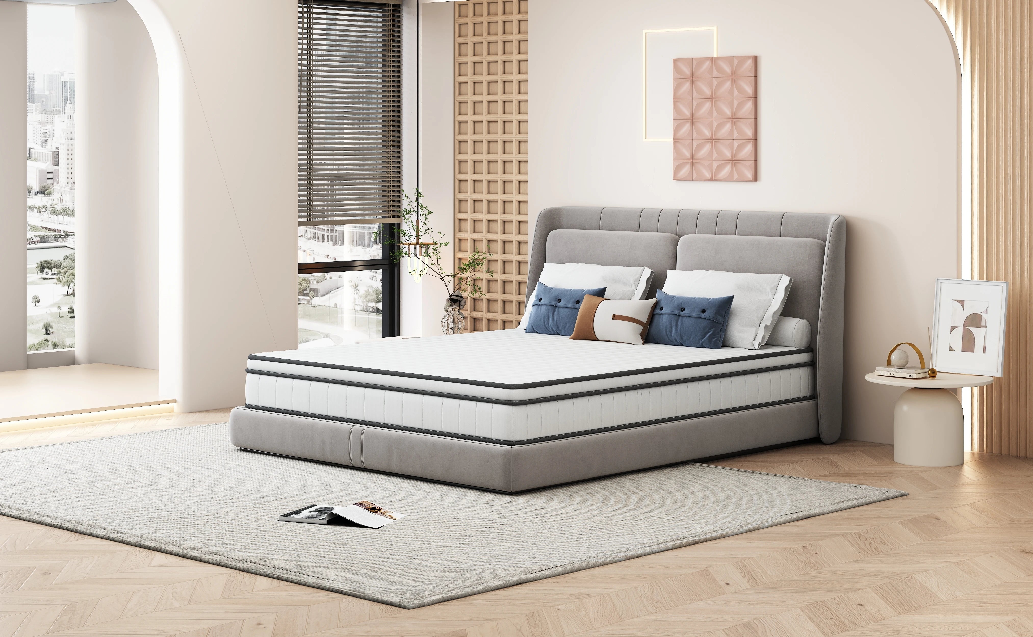 Pocketveringmatras 90–140x190/200 cm Medium – Comfort en Ondersteuning voor Goede Nachtrust