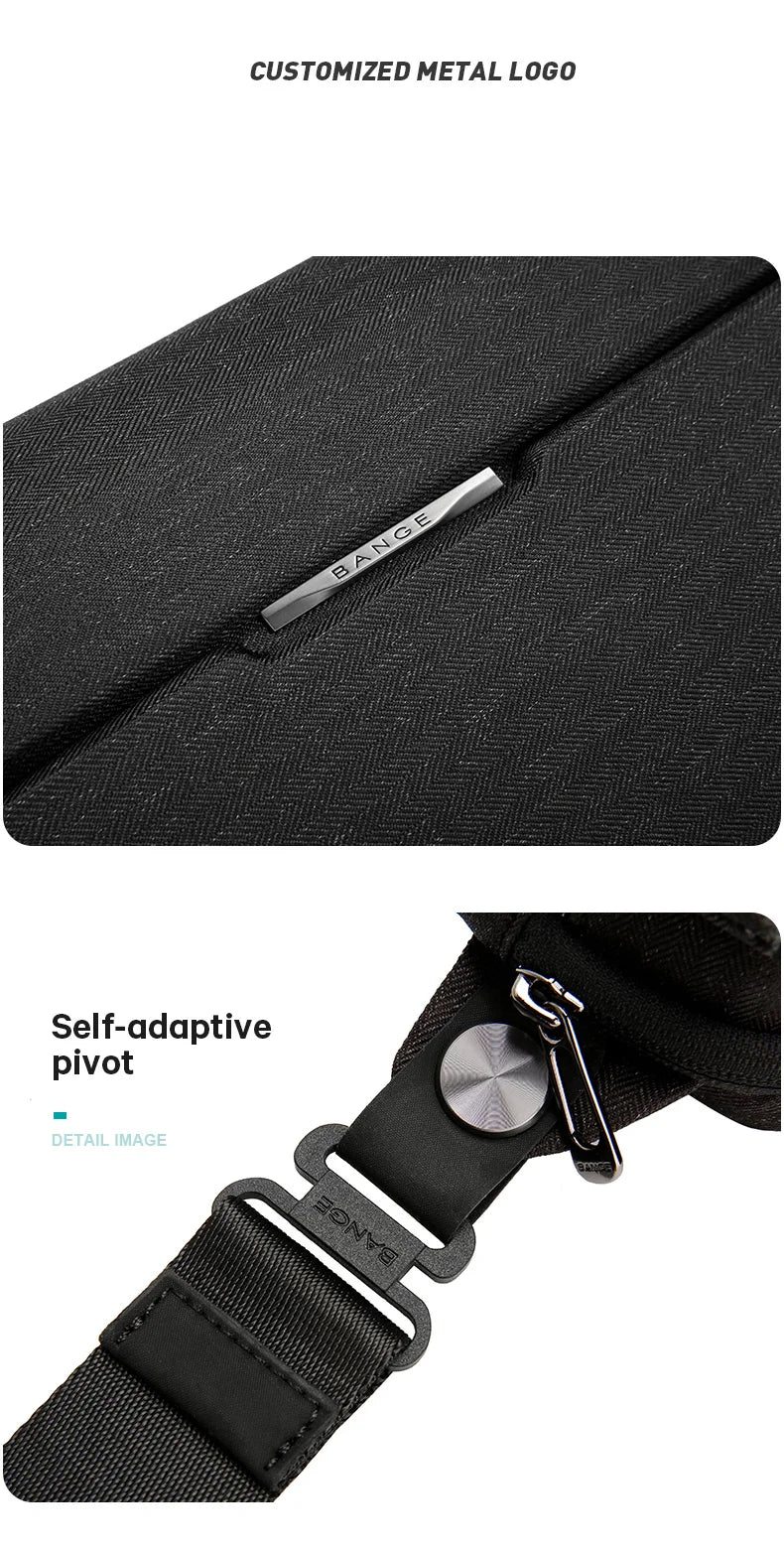 Waterdichte Multifunctionele Oxford Schoudertas – Messenger/Crossbody Sling Bag Voor 7.9" Tablet
