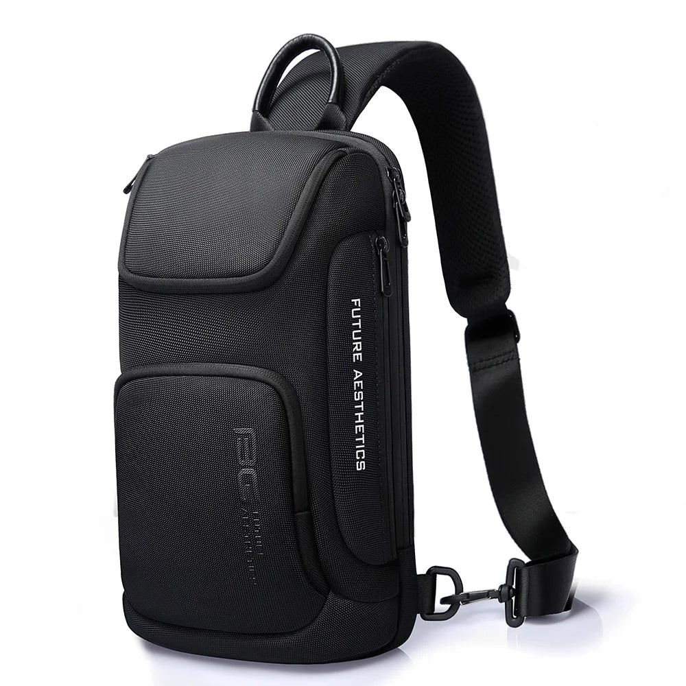 Draagbare Lichtgewicht Oxford Heren Crossbody Schoudertas / Sling Bag – Multifunctionele Casual Tas Voor Dagelijks Gebruik