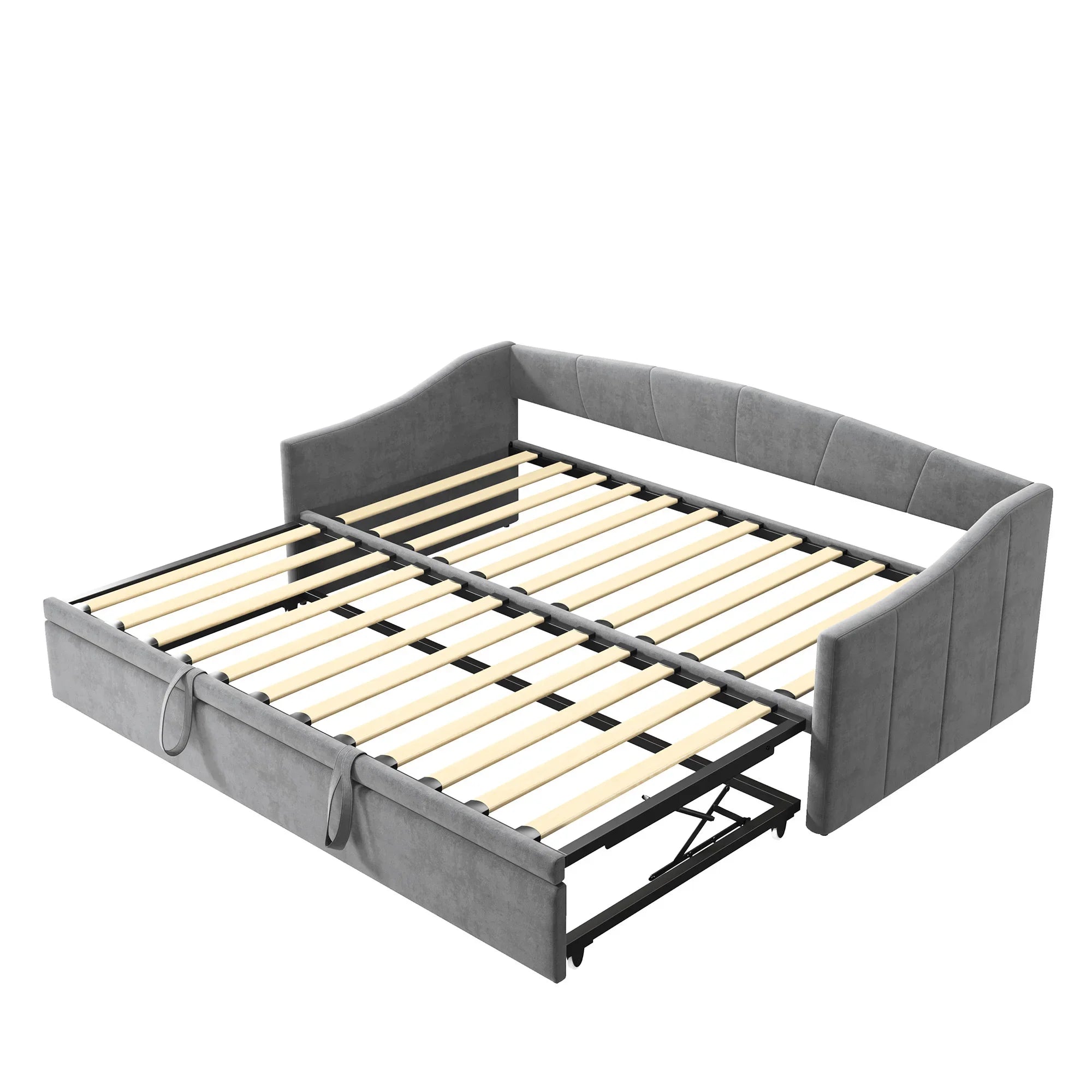 Fluwelen 2‑in‑1 Slaapbank 90×200 cm – Multifunctionele Bank & Bed