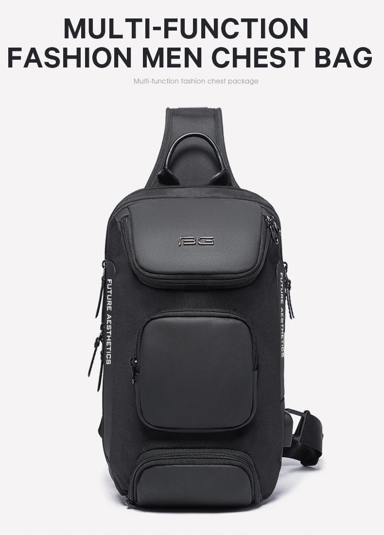 Waterdichte Anti‑Diefstal Crossbody Tas Heren – Multifunctionele Sling Bag voor Reizen & Dagelijks Gebruik