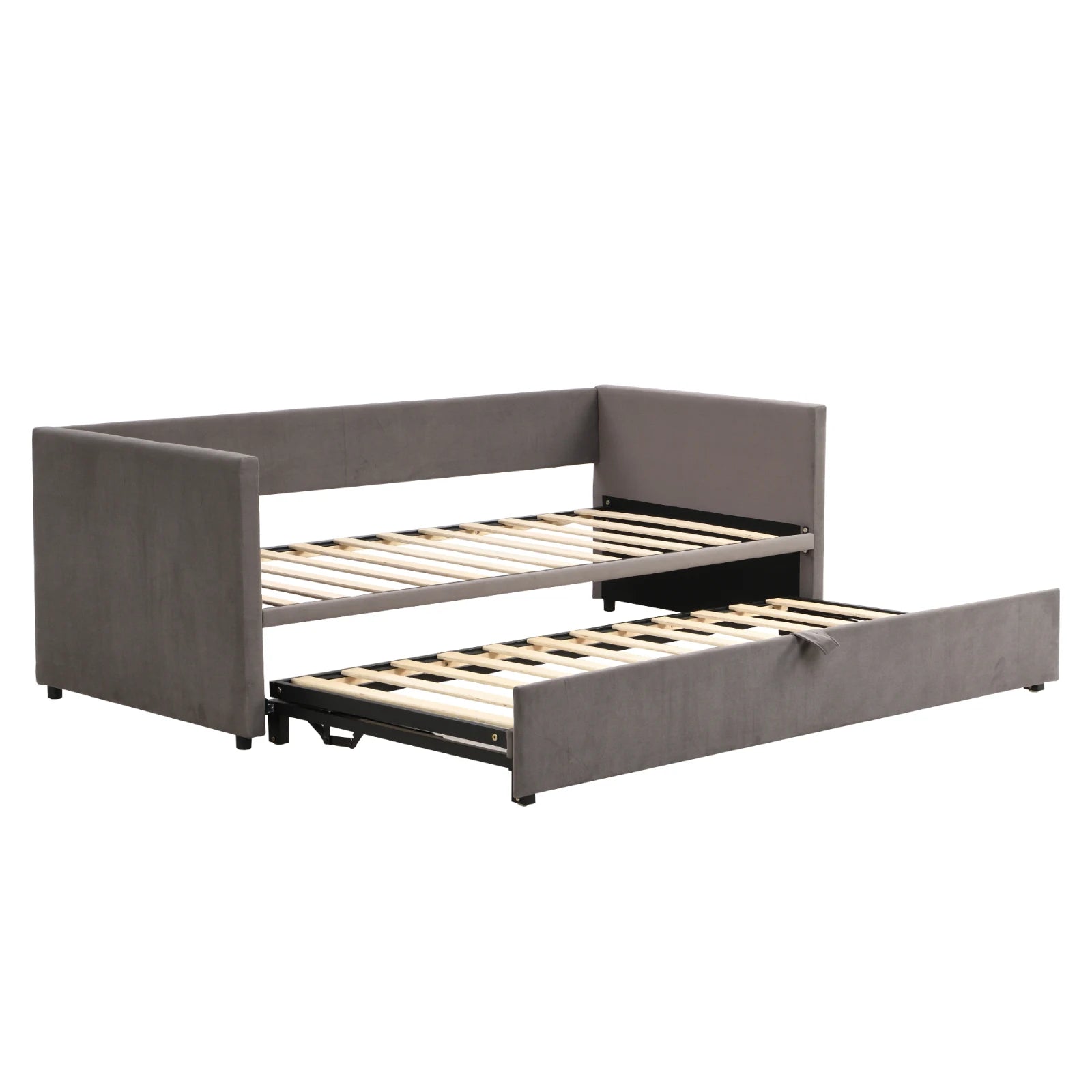 Fluwelen 2‑in‑1 Slaapbank 90×200 cm – Multifunctionele Bank & Bed