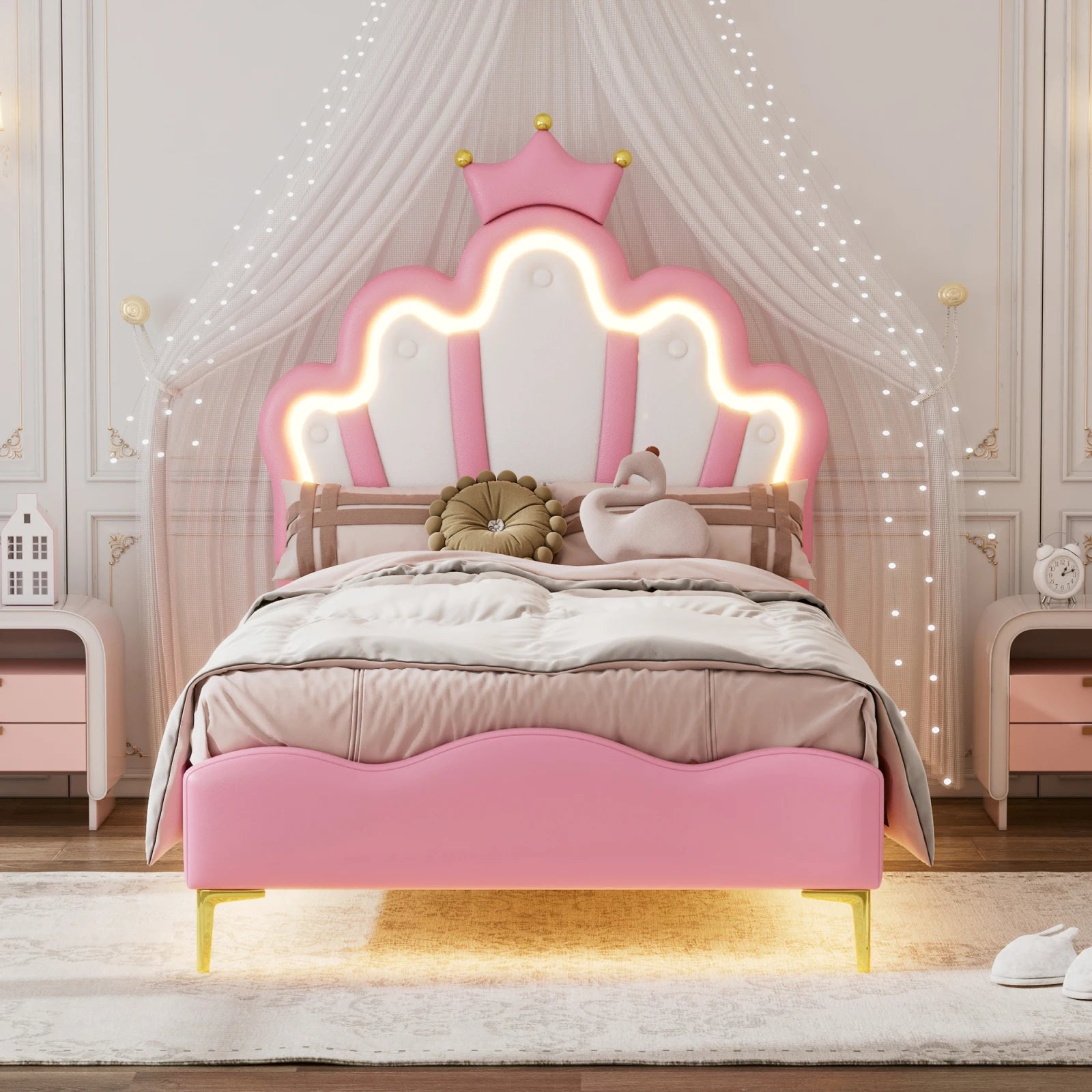 Kinderbed Prinses 90x200 cm – Luxe & Comfort voor Meisjes