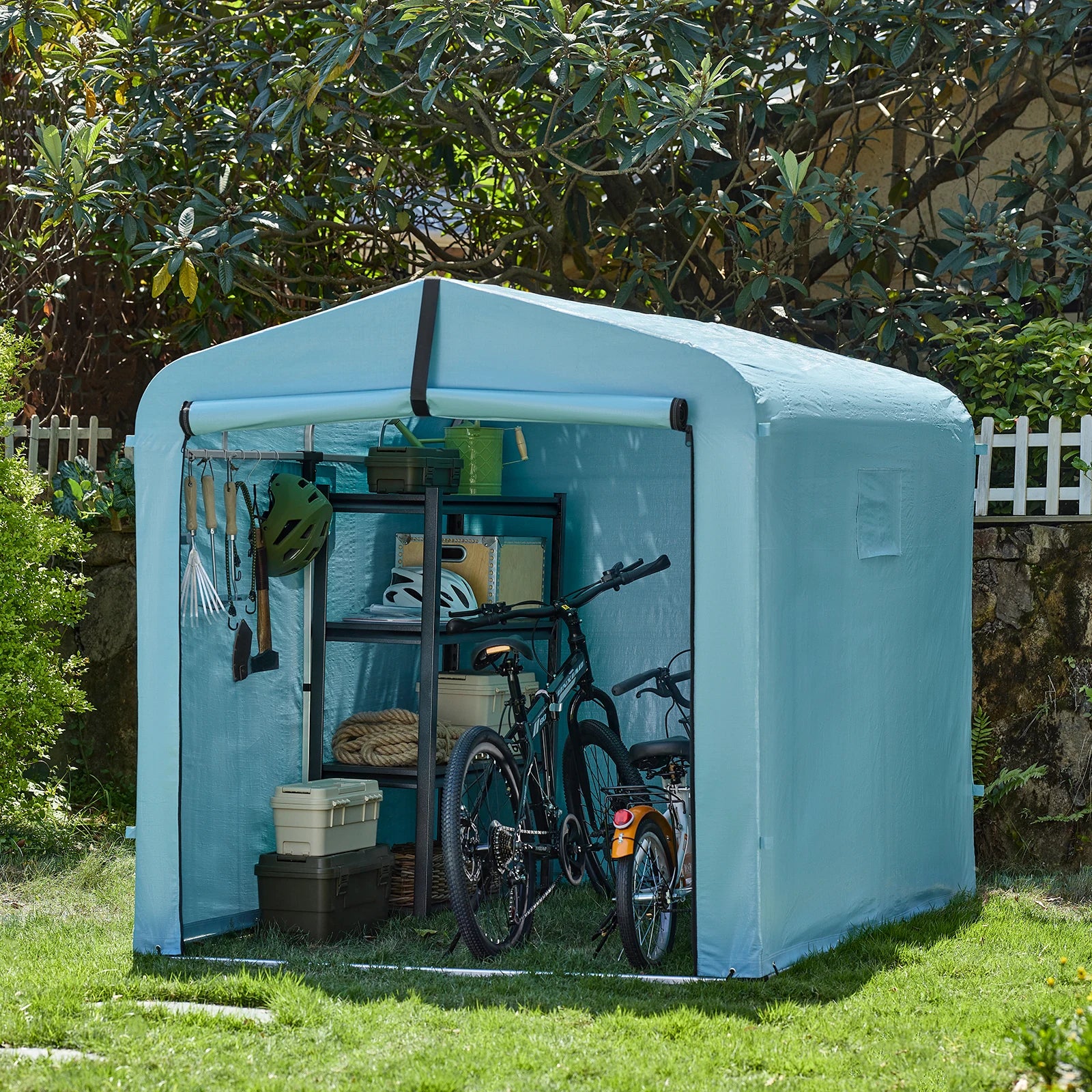 Waterdichte Fietsenstalling Cover – Fietsenberging Buiten Bescherming tegen Weer en Wind