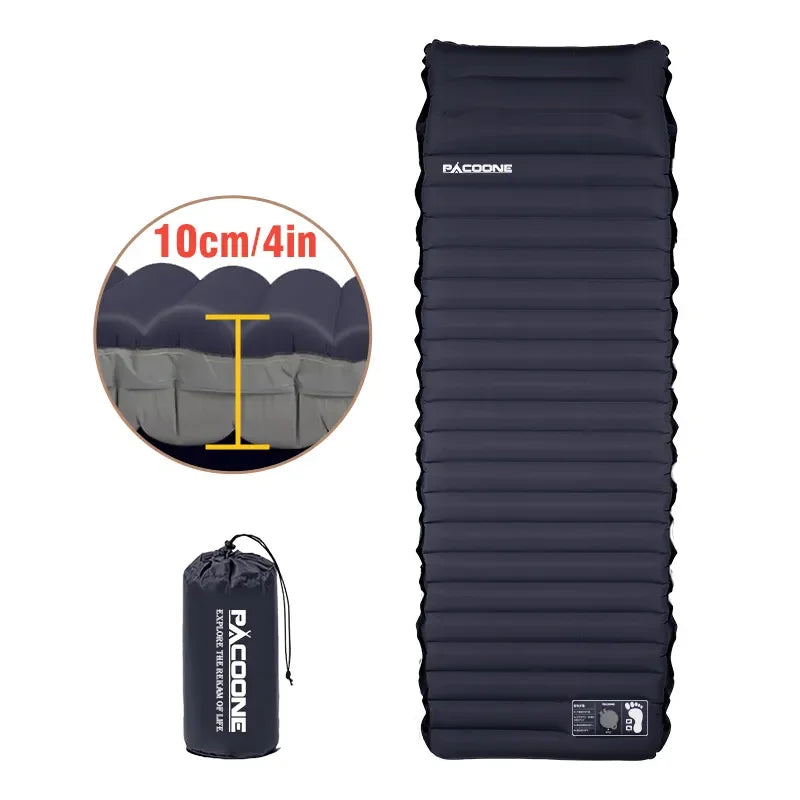 Ultralichte Zelfopblazende Campingmat – Comfortabel Luchtbed voor Backpacken, Wandelen & Outdoor