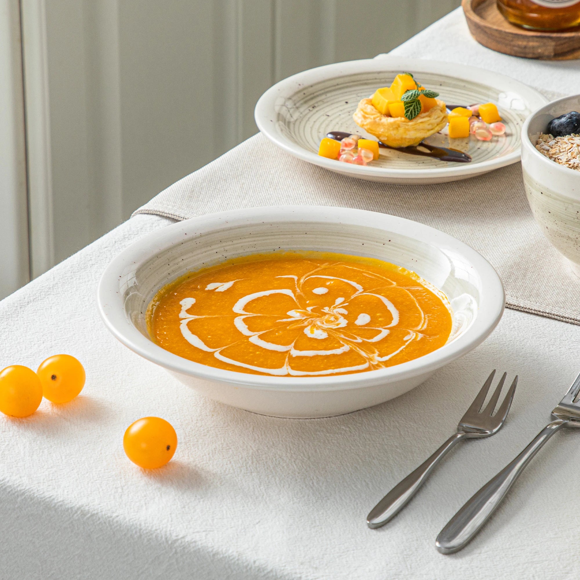 Steengoed Servies Set 16-delig – Duurzaam en Stijlvol Tafelservies voor Dagelijks Gebruik