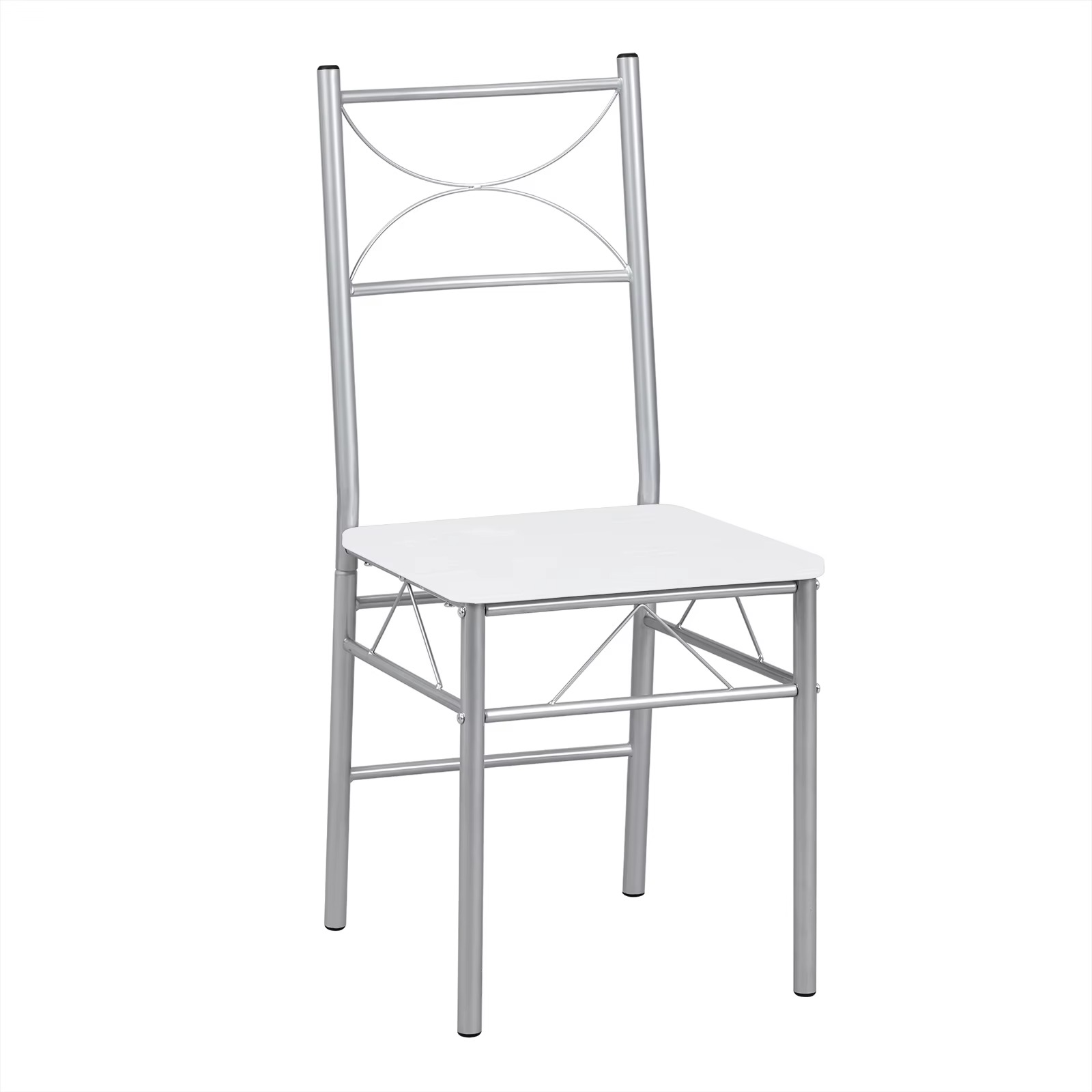 Eettafel Set voor 4 Personen – Rechthoekige Tafel met 4 Stoelen