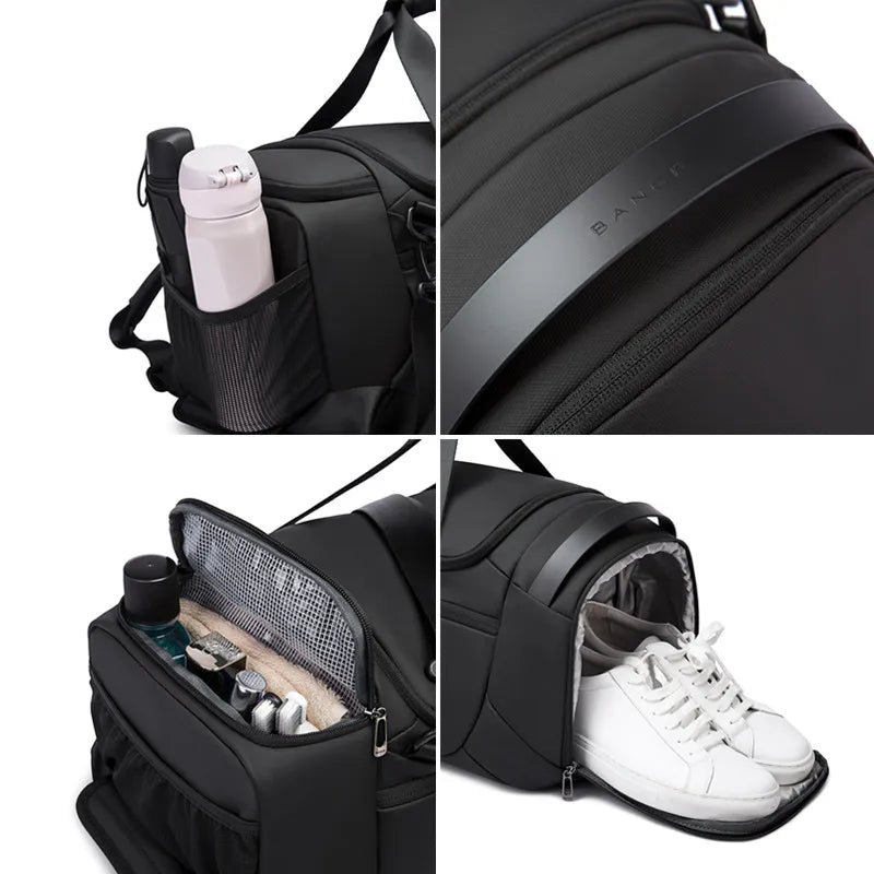 Waterdichte Sporttas voor Mannen – Gym & Fitness Training Outdoor Reistas Met Scheiding Droog/ Nat