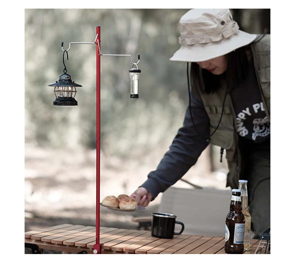Camping Lantaarnstandaard Tafelmodel – Draagbare Lantaarn Houder voor Camping en Outdoor
