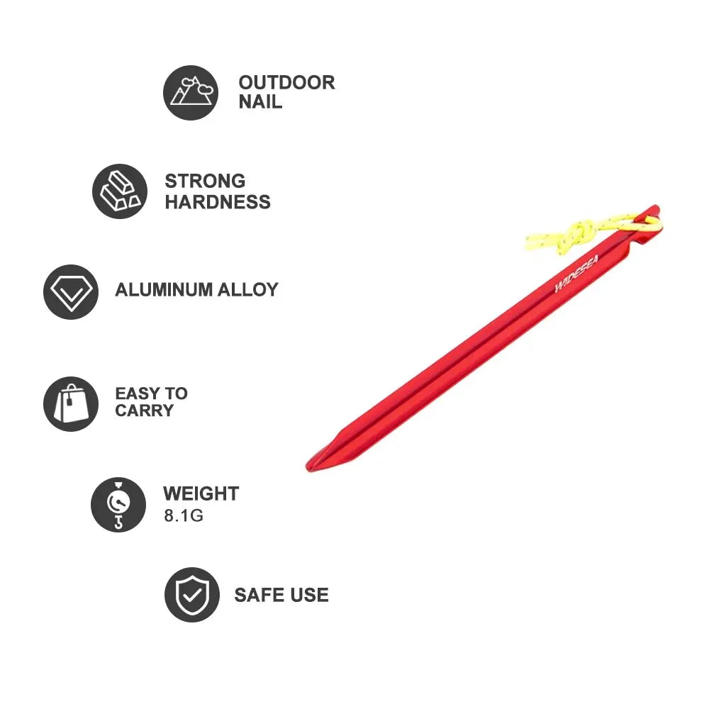 Set 4 Tentharingen Voor Harde Sneeuwbodem – Lichtgewicht Aluminium – Extra Stevige Tentpinnen Outdoor