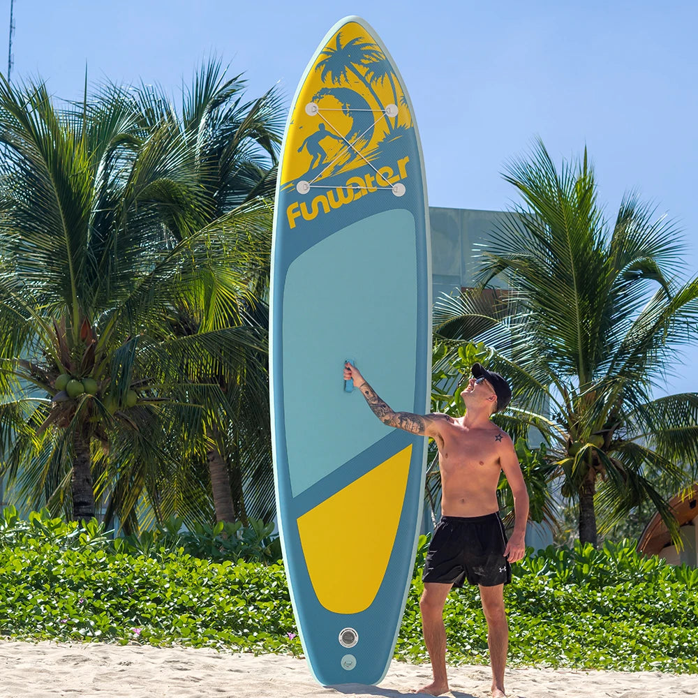 Opblaasbaar SUP Board Set – Stand Up Paddle Board met Accessoires – 350 cm – Complete Paddle Board voor Beginners & Gevorderden