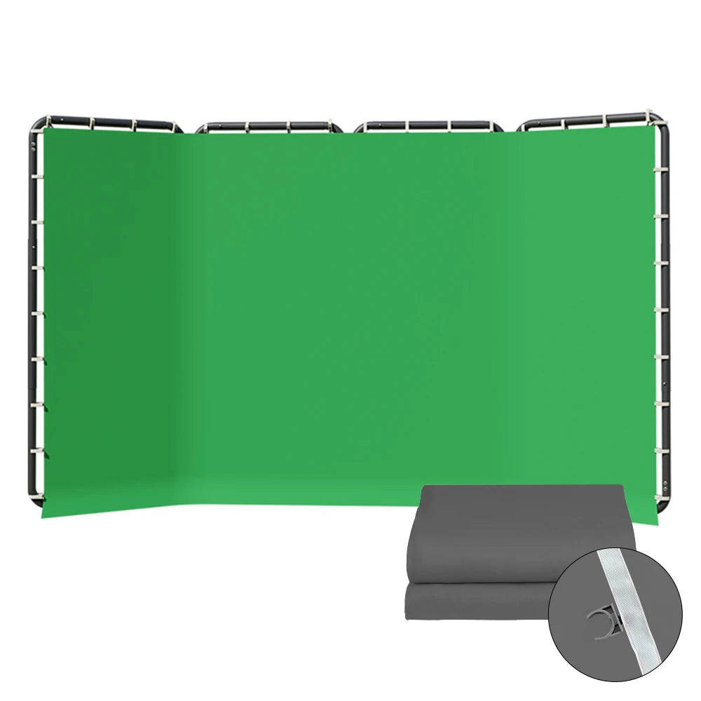 Achtergrondstandaard Fotografie 240x400 cm – Professioneel Groenscherm Frame voor Video en Studio Opnames
