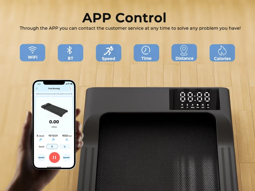Walking Pad Loopband 2.5HP – Compacte Elektrische Treadmill voor Thuis en Kantoor