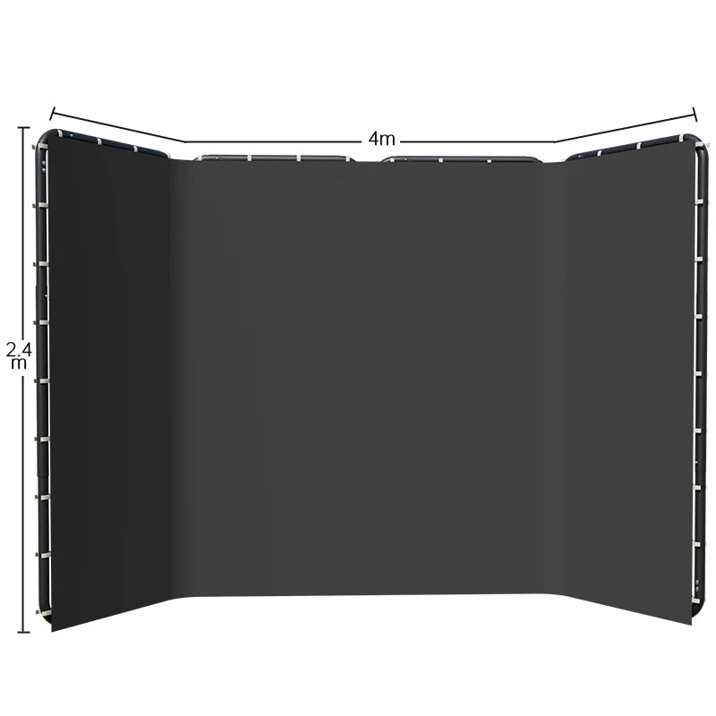 Achtergrondstandaard 240x400 cm Groen – Fotografie & Video Green Screen Frame voor Studio en Livestreams