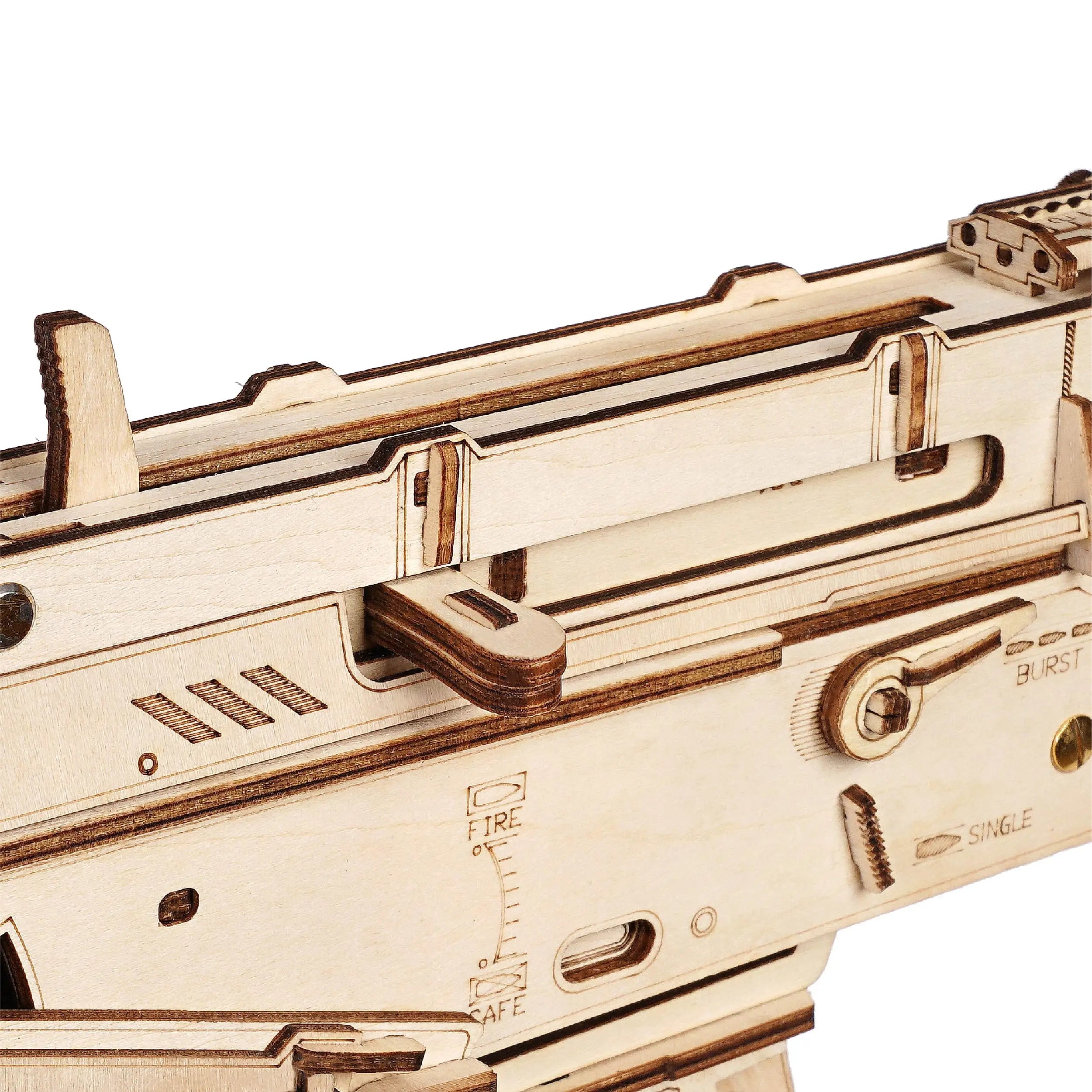 Houten AK47 Bouwpakket – 3D Model – Automatisch Houten Geweer DIY Speelgoed voor Volwassenen en Kinderen