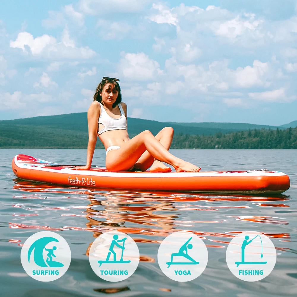 Opblaasbaar SUP Board - Paddle Board 320-385CM – Complete Stand Up Paddle Set met Antislip Deck