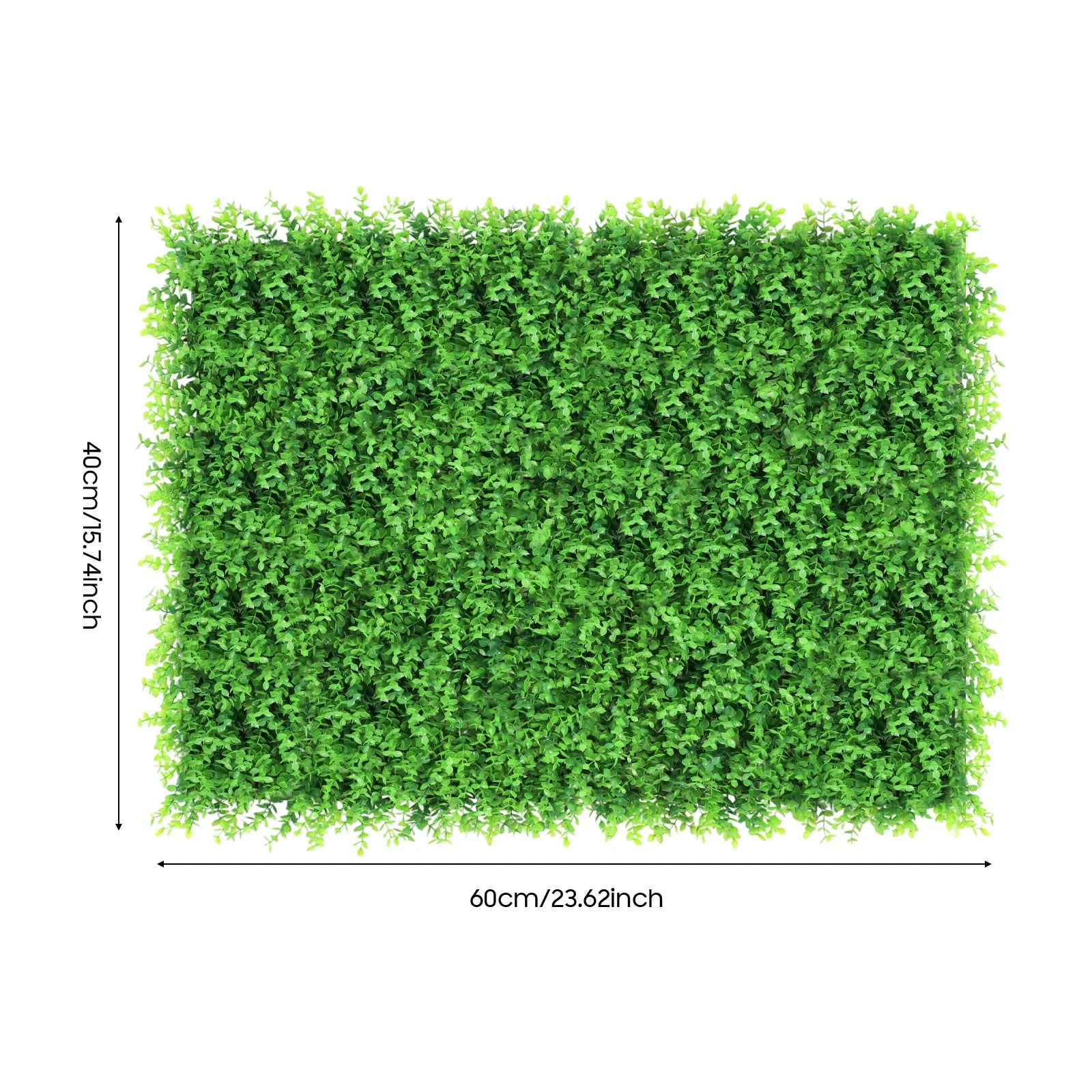 Kunstgras Wanddecoratie Set van 12 – Buxushagen Panelen 40x60 cm voor Groene Muur Binnen en Buiten