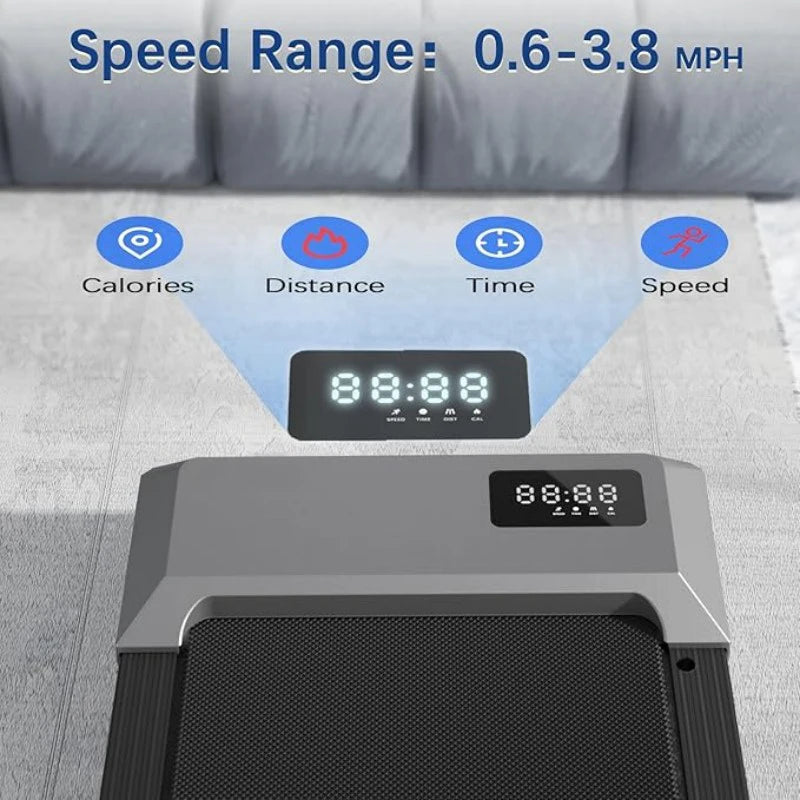 2-in-1 Loopband voor Thuis – Opvouwbare Walking Pad met 2.5 PK Motor en LCD Display