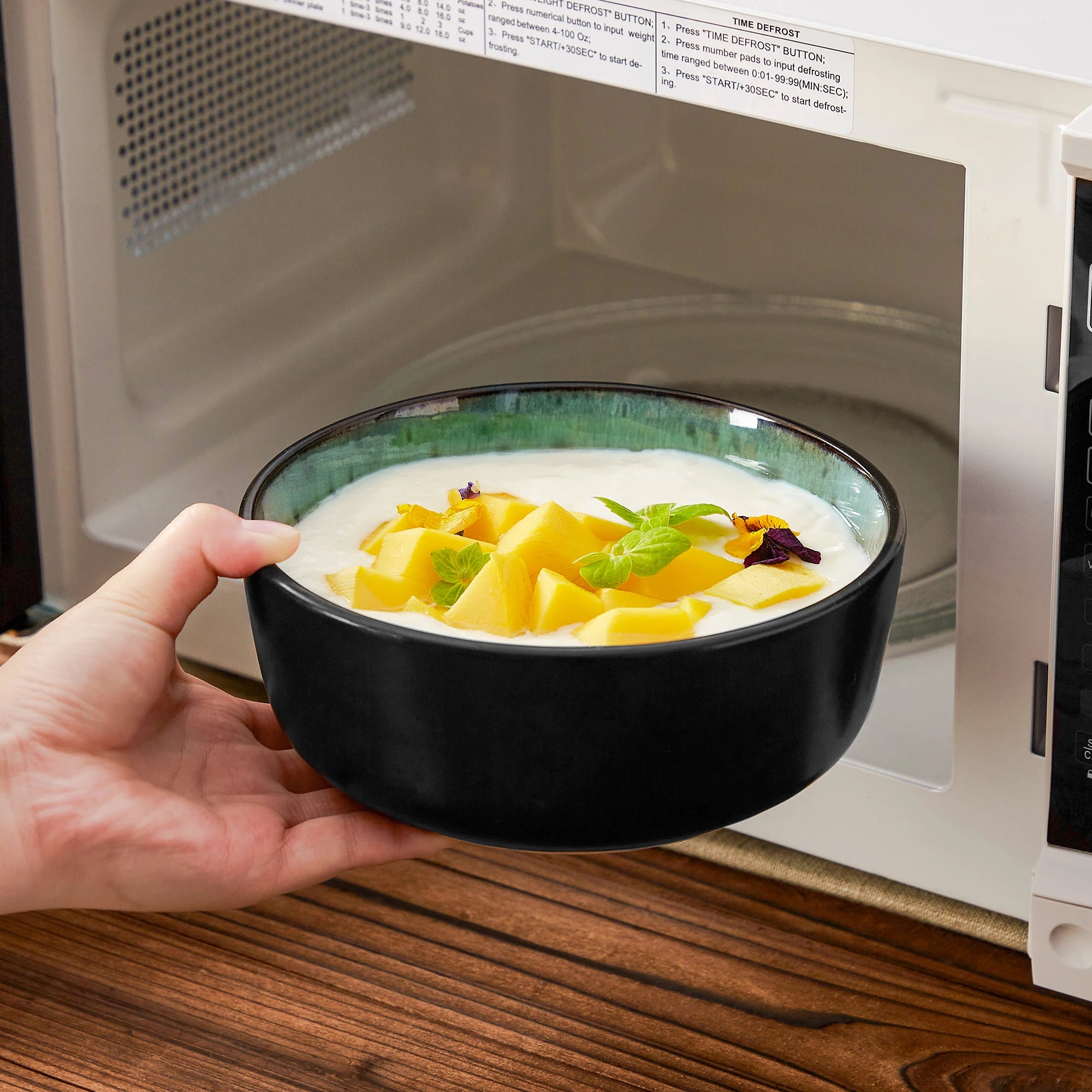 Servies Set 16-Delig – Mat Zwart Keramisch Servies – Modern & Duurzaam Steengoed voor 4 Personen