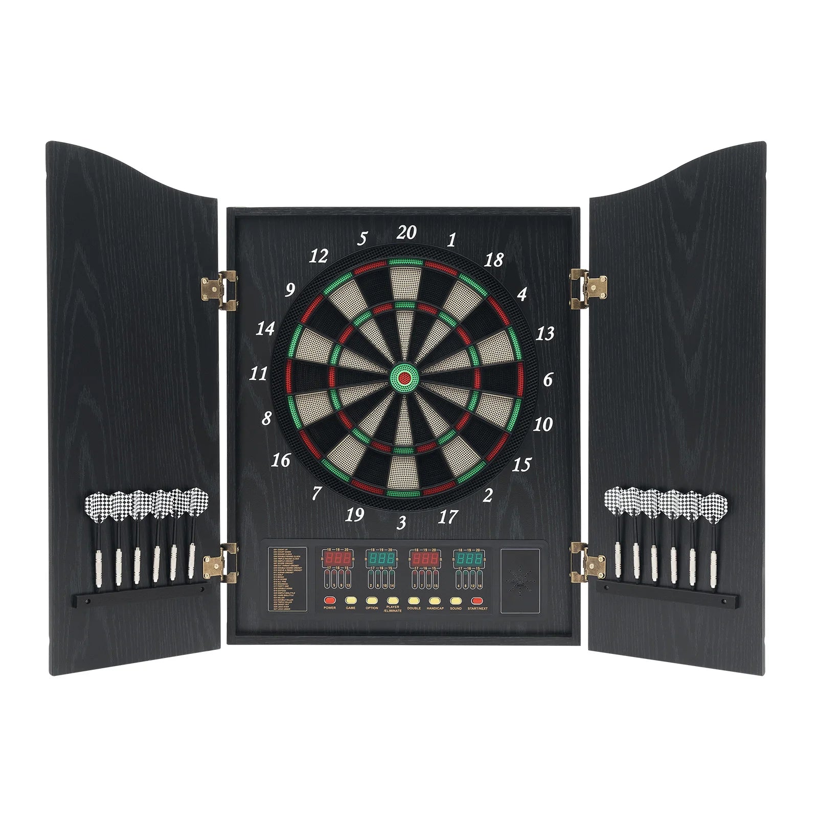 Elektronisch Dartbord met Cabinet – Automatische Score LED Darts Bord Set voor Thuis en Indoor Spellen