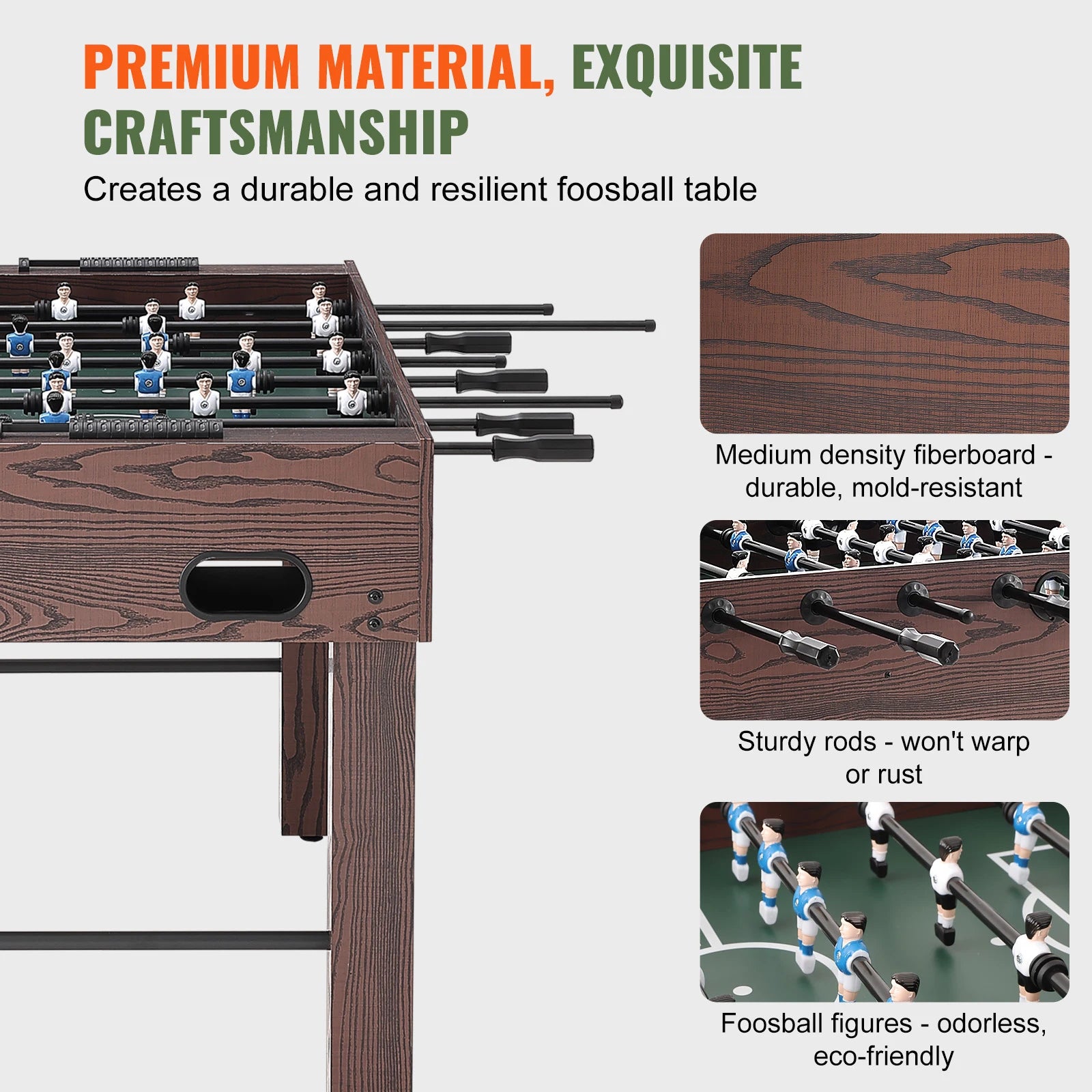 55 Inch Tafelvoetbaltafel – Standaardformaat Voor Thuis, Familie en Kantoor
