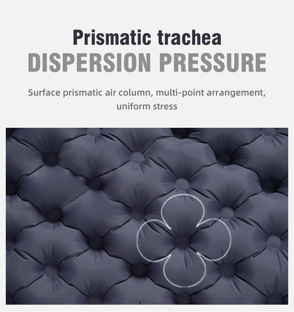 Opblaasbaar Camping Matras voor 2 Personen met Ingebouwde Pomp – Ultralicht, Compact & Waterdicht Slaapmatje voor Kamperen, Trekking & Festivals