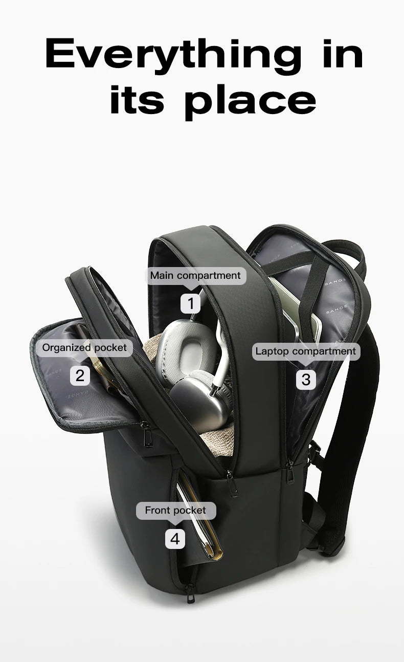 Draagbare Water‑ and Laptop‑rugzak – Grote 16 Inch Laptop Backpack – Waterbestendig & Functioneel